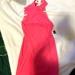 Bubblegum pink dress bar111
